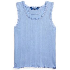 Polo by Ralph Lauren NWT Cottage Blue Lace Tank Top Size 6X